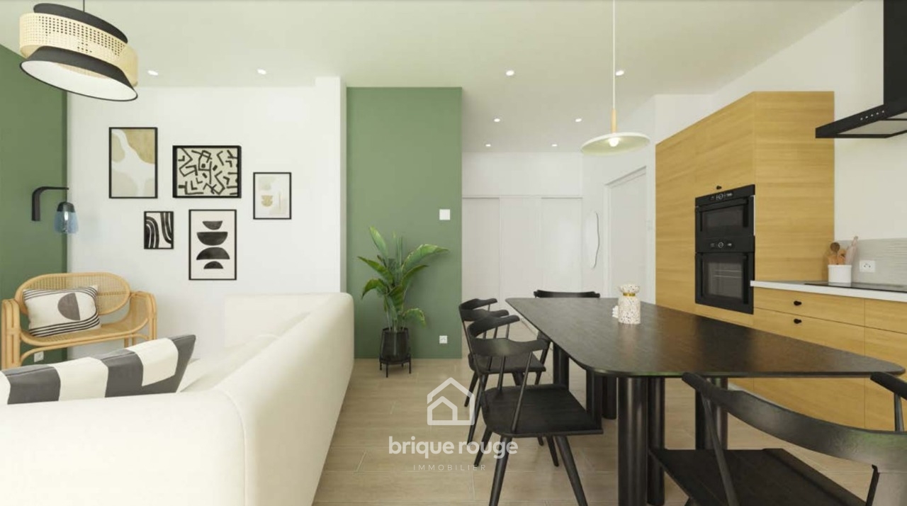 Appartement t2 en duplex avec jardin et terrasse Photo 1 - Brique Rouge Immobilier