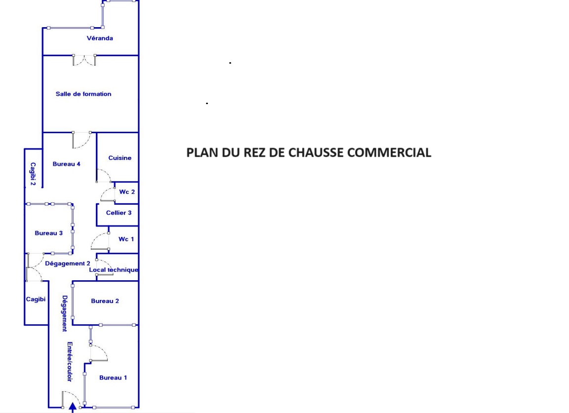 Immeuble de rapport  1 local commercial et 1 appartement t3 Photo 8 - Brique Rouge Immobilier